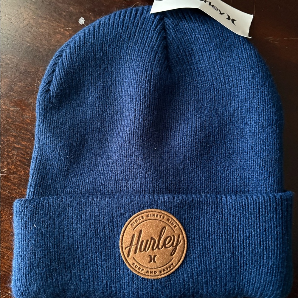 Hurley Blue Knit Beanie